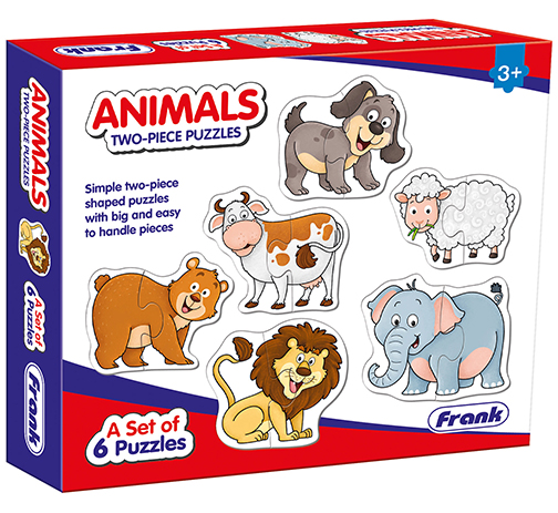 Animals 2-piece Puzzles